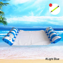 Load image into Gallery viewer, Summer Inflatable Foldable Floating Row Swimming Pool Water Hammock Air Mattresses Bed Beach Pool Toy Water Lounge Chair