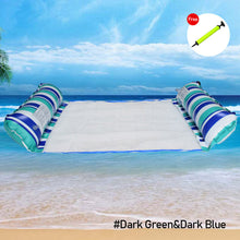 Load image into Gallery viewer, Summer Inflatable Foldable Floating Row Swimming Pool Water Hammock Air Mattresses Bed Beach Pool Toy Water Lounge Chair