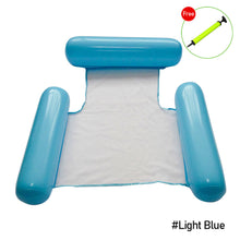Load image into Gallery viewer, Summer Inflatable Foldable Floating Row Swimming Pool Water Hammock Air Mattresses Bed Beach Pool Toy Water Lounge Chair