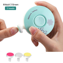 Load image into Gallery viewer, Baby Electric Nail Trimmer Kid Nail Polisher Tool Baby Care Kit Manicure Set Easy To Trim Nail Filer Clippers For Newborn