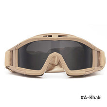 Load image into Gallery viewer, Tactical Airsoft Paintball Goggles Motorcycle Windproof Anti Fog CS Wargame Protection Goggles Fits For Tactical Helmet