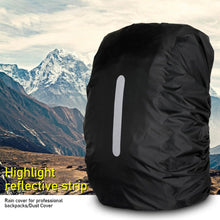 Load image into Gallery viewer, 55-65L Reflective Backpack Rain Cover Outdoor Cycling Hiking Climbing Bag Cover Waterproof Rain Cover For Backpack