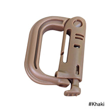 Load image into Gallery viewer, Outdoor Camping Equipment EDC Gear Muti Tool Tac Link Keychain Snap Hook D-Ring Buckle Carabiner Clasp Clip Hiking Accessories