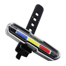 Load image into Gallery viewer, 3 Color Helmet Light LED 5 Modes Headlight USB Bike Lamp Tail Lights Flashlight Bike Rear Light For Running Cycling Camping