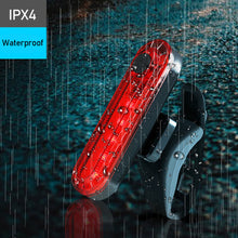 Load image into Gallery viewer, Rechargeable Bicycle Lamp LED Rear Tail Warning Light USB Waterproof Lights Cycle Bike Taillight Safety Lamp With Bracket