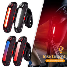 Load image into Gallery viewer, Bicycle Rear Light Waterproof USB Rechargeable LED Safety Warning Lamp Bike Flashing Accessories Cycling Taillight
