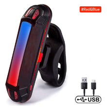 Load image into Gallery viewer, Bicycle Rear Light Waterproof USB Rechargeable LED Safety Warning Lamp Bike Flashing Accessories Cycling Taillight