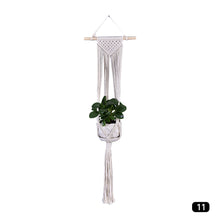 Load image into Gallery viewer, Hanging Handmade Macrame Plant Hanger Flower Pot Planter Hanger For Wall Decoration Countyard Garden Hanging Basket