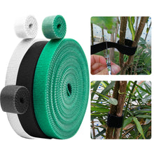 Load image into Gallery viewer, 3M/Roll Green Nylon Plant Ties Garden Twine Plant Ties Nylon Plant Bandage Garden Hook Loop Bamboo Cane Wrap Support Accessories