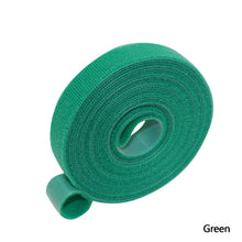 Load image into Gallery viewer, 3M/Roll Green Nylon Plant Ties Garden Twine Plant Ties Nylon Plant Bandage Garden Hook Loop Bamboo Cane Wrap Support Accessories