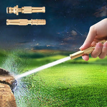 Load image into Gallery viewer, Spray Nozzle Water Gun Brass High Pressure Direct Spray Quick Hose Connector Home Faucet Adapters Water Tap Adapter Garden Sprinkler