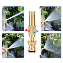 Load image into Gallery viewer, Spray Nozzle Water Gun Brass High Pressure Direct Spray Quick Hose Connector Home Faucet Adapters Water Tap Adapter Garden Sprinkler