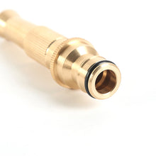 Load image into Gallery viewer, Spray Nozzle Water Gun Brass High Pressure Direct Spray Quick Hose Connector Home Faucet Adapters Water Tap Adapter Garden Sprinkler