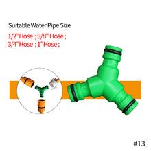 Load image into Gallery viewer, 1/2'' 3/4'' 5/8'' 1'' Gardening Accessories Outdoor Car Garden Hose Adapter Quick Connect Repair Tubing Connector Tap Connection Tube Fittings