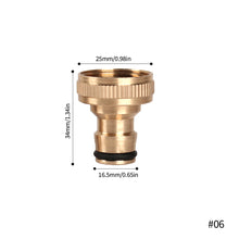 Load image into Gallery viewer, 1/2" 3/4“ Spray Nozzle Water Gun Brass High Pressure Direct Spray Quick Hose Connector Home Faucet Adapters Water Tap Adapter Garden Sprinkler