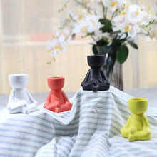 Load image into Gallery viewer, Creative Humanoid Ceramic Flower Pot Vase Plant Pot Ceramic Crafts Fleshy Flower Vase Home Decoration