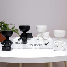 Load image into Gallery viewer, Creative Humanoid Ceramic Flower Pot Vase Plant Pot Ceramic Crafts Fleshy Flower Vase Home Decoration