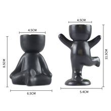 Load image into Gallery viewer, Creative Humanoid Ceramic Flower Pot Vase Plant Pot Ceramic Crafts Fleshy Flower Vase Home Decoration