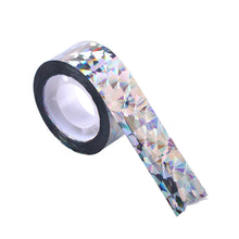 Load image into Gallery viewer, 50m/80m Anti Bird Tape Flashing Reflective Audible Bird Repellent Scare Tape Pigeons Crow Keep Away Double-sided Bird Repeller Ribbon
