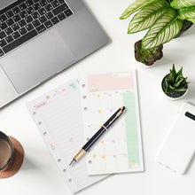 Load image into Gallery viewer, 45 Sheets Cute Cartoon A6 Notebook Paper Refill Spiral Binder Index Inside Pages Daily Diary Papers