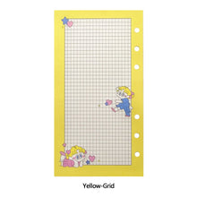 Load image into Gallery viewer, 45 Sheets Cute Cartoon A6 Notebook Paper Refill Spiral Binder Index Inside Pages Daily Diary Papers