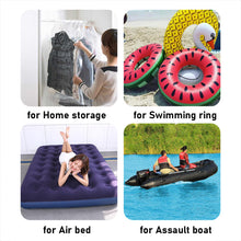Load image into Gallery viewer, Mini Air Pump For Mattress Mat Camping Outdoor Portable Electric Inflator USB Charging Swimming Ring Vacuum Pump with 4 Nozzles