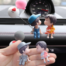 Load image into Gallery viewer, Cartoon Couples Action Figurines Car Interior Decoration Ornaments Anime Auto Interior Center Console Dashboard Decoration