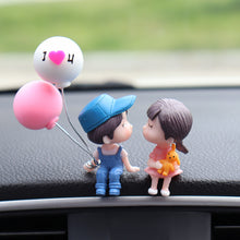 Load image into Gallery viewer, Cartoon Couples Action Figurines Car Interior Decoration Ornaments Anime Auto Interior Center Console Dashboard Decoration