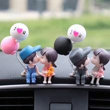 Load image into Gallery viewer, Cartoon Couples Action Figurines Car Interior Decoration Ornaments Anime Auto Interior Center Console Dashboard Decoration