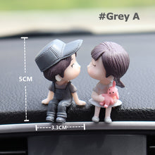Load image into Gallery viewer, Cartoon Couples Action Figurines Car Interior Decoration Ornaments Anime Auto Interior Center Console Dashboard Decoration