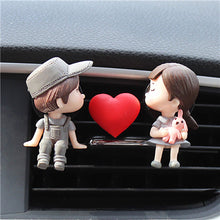Load image into Gallery viewer, Cute Cartoon Couples Car Air Vent Freshener Perfume Clip Aromas Diffuser Air Conditioning Perfume Clip Flavoring Car Decoration