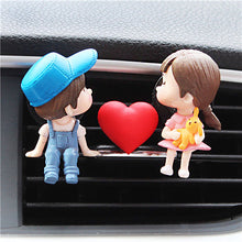 Load image into Gallery viewer, Cute Cartoon Couples Car Air Vent Freshener Perfume Clip Aromas Diffuser Air Conditioning Perfume Clip Flavoring Car Decoration