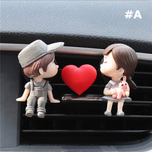 Load image into Gallery viewer, Cute Cartoon Couples Car Air Vent Freshener Perfume Clip Aromas Diffuser Air Conditioning Perfume Clip Flavoring Car Decoration