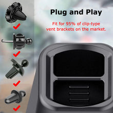 Load image into Gallery viewer, Car Mobile Phone Holder Bracket Base Wireless Car Charger Stand Holder Dashboard Mount Air Outlet Clip GPS Cradle Accessories