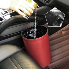 Load image into Gallery viewer, Double-layer Car Storage Basket Interior Rubbish Container For Waste Organizer Holder Waterproof Garbage Can Trash Bin Folding