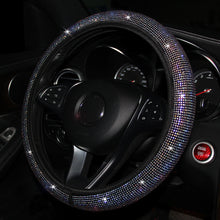 Load image into Gallery viewer, 37-38cm Colorful Sparkling Car Rhinestones Steering Wheel Cover With Crystal Diamond Car Interior Accessories Car-styling