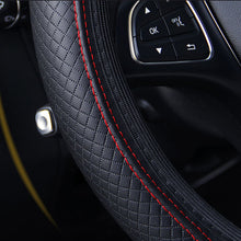 Load image into Gallery viewer, Universal Steering Wheel Cover Braid On The Steering Wheel Cover Cubre Anti-Slip Leather Auto Car Wheel Cover Car Accessories