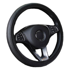 Load image into Gallery viewer, Universal Steering Wheel Cover Braid On The Steering Wheel Cover Cubre Anti-Slip Leather Auto Car Wheel Cover Car Accessories
