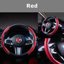 Load image into Gallery viewer, 2 Halves Car Steering Wheel Cover Carbon Fiber Look Steering Wheel Booster Cover Universal Anti-skid Auto Interior Accessories