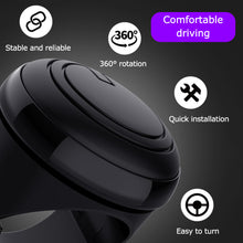 Load image into Gallery viewer, 360 Degree Rotation Turning Steering Wheel Spinner Knob Universal Fit Metal Bearing Spinner Power Handle Ball Shaped Booster