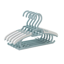 Load image into Gallery viewer, 5pcs/set Kids Anti-slip Clothes Hanger Adjustable Children Flexible Clothing Rack Baby Clothes Rack Coat Sweater Hoodie Hanger Organizer