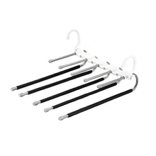 Load image into Gallery viewer, 5 in 1 Pants Hanger Trouser Organizer Clother Hanger Closet Storage Multifunction Shelves Organizer Stainless Steel Trouser Hangers