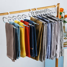 Load image into Gallery viewer, 5 in 1 Pants Hanger Trouser Organizer Clother Hanger Closet Storage Multifunction Shelves Organizer Stainless Steel Trouser Hangers