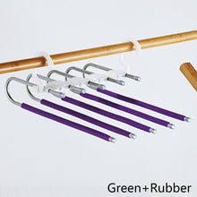 Load image into Gallery viewer, 5 in 1 Pants Hanger Trouser Organizer Clother Hanger Closet Storage Multifunction Shelves Organizer Stainless Steel Trouser Hangers