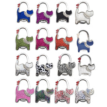 Load image into Gallery viewer, Portable Folding Handbag Hook Holder Purse Hanger Table Edge Hanging Hooks for Handbag Decoration Students Bag Organizer