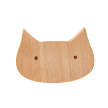 Load image into Gallery viewer, Cute Cartoon Wood Hook Kids Room Mounted Hook Towels Coat Bags Clothes Storage Hook Self Adhesive Wall Hanger Mounted Children Room Storage Rack