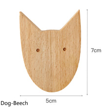 Load image into Gallery viewer, Cute Cartoon Wood Hook Kids Room Mounted Hook Towels Coat Bags Clothes Storage Hook Self Adhesive Wall Hanger Mounted Children Room Storage Rack
