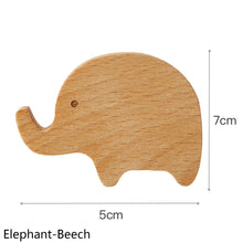 Load image into Gallery viewer, Cute Cartoon Wood Hook Kids Room Mounted Hook Towels Coat Bags Clothes Storage Hook Self Adhesive Wall Hanger Mounted Children Room Storage Rack
