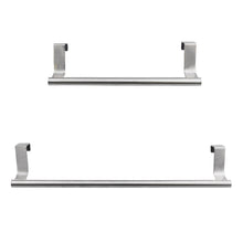 Load image into Gallery viewer, Over Door Stainless Steel Racks Kitchen Cabinet Towels Long Rack Bar Hanging Holder Bathroom Bath Towel Shelf