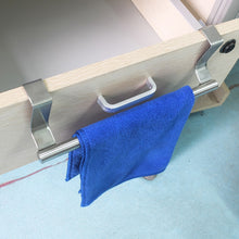 Load image into Gallery viewer, Over Door Stainless Steel Racks Kitchen Cabinet Towels Long Rack Bar Hanging Holder Bathroom Bath Towel Shelf